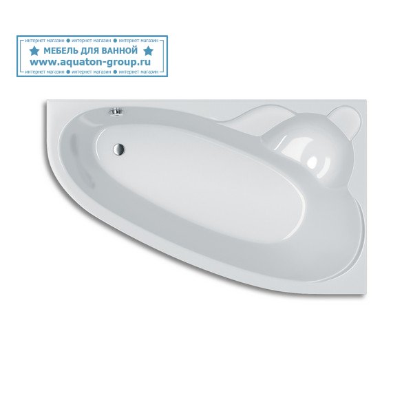 Ванна акриловая Koller Pool Nadine 150х100 R Асимметричная, белая