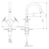 Смеситель для раковины Lemark Duetto LM5706C
